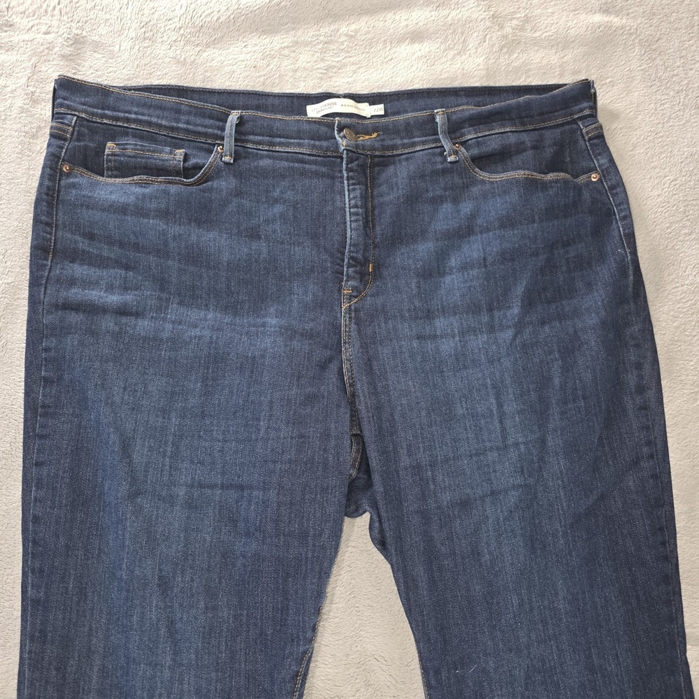 Signature‎ Levi Strauss Modern Mid Rise Bootcut 22W M Dark Wash Blue Jeans